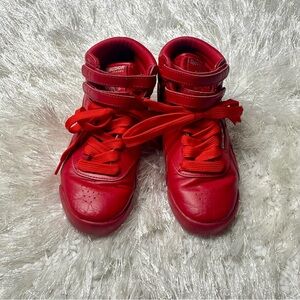 Reebok Boys Classic Pro Hi Shoes Red Sz 1